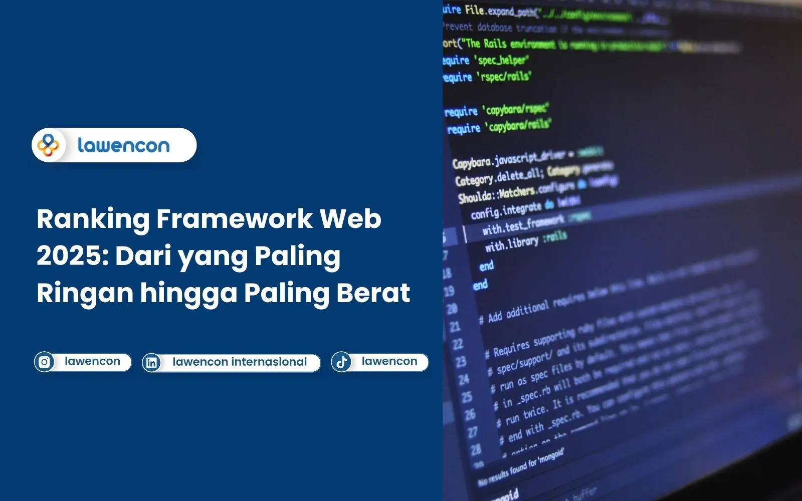 Ranking Framework Web 2025: Dari yang Paling Ringan hingga Paling Berat