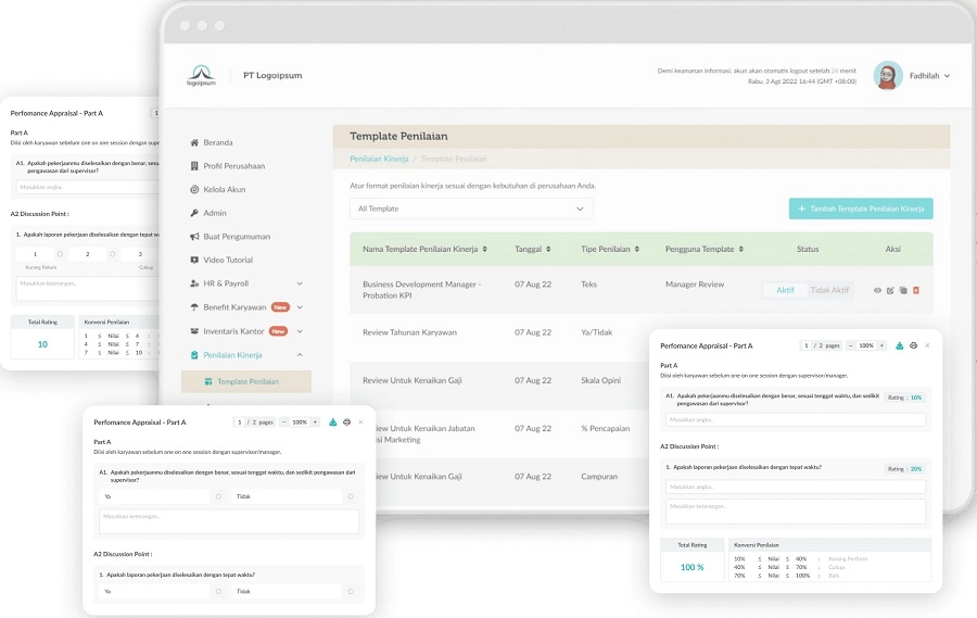 Dashboard Appraisal Gadjian