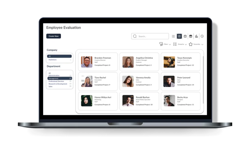 Dashboard Appraisal HashMicro 