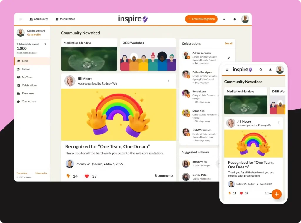 Employee Engagement Software - Achievers