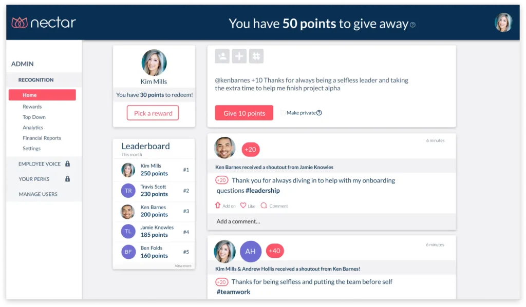 Employee Engagement Software - Nectar