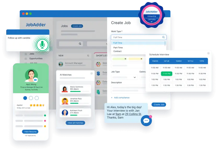 JobAdder recruitment software