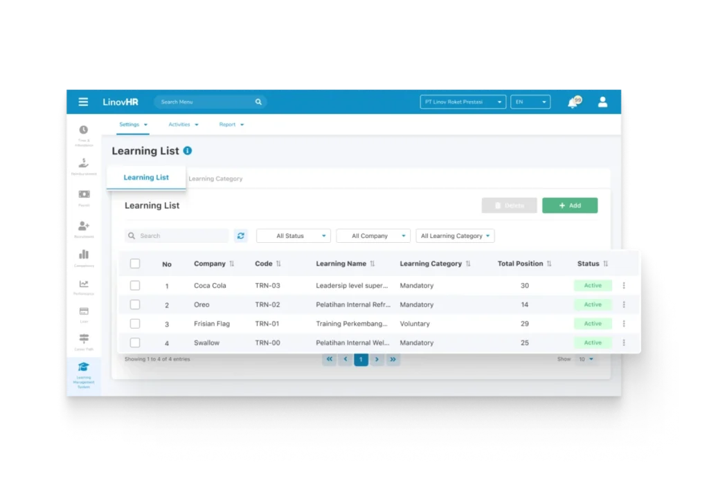 LinovHR LMS Software