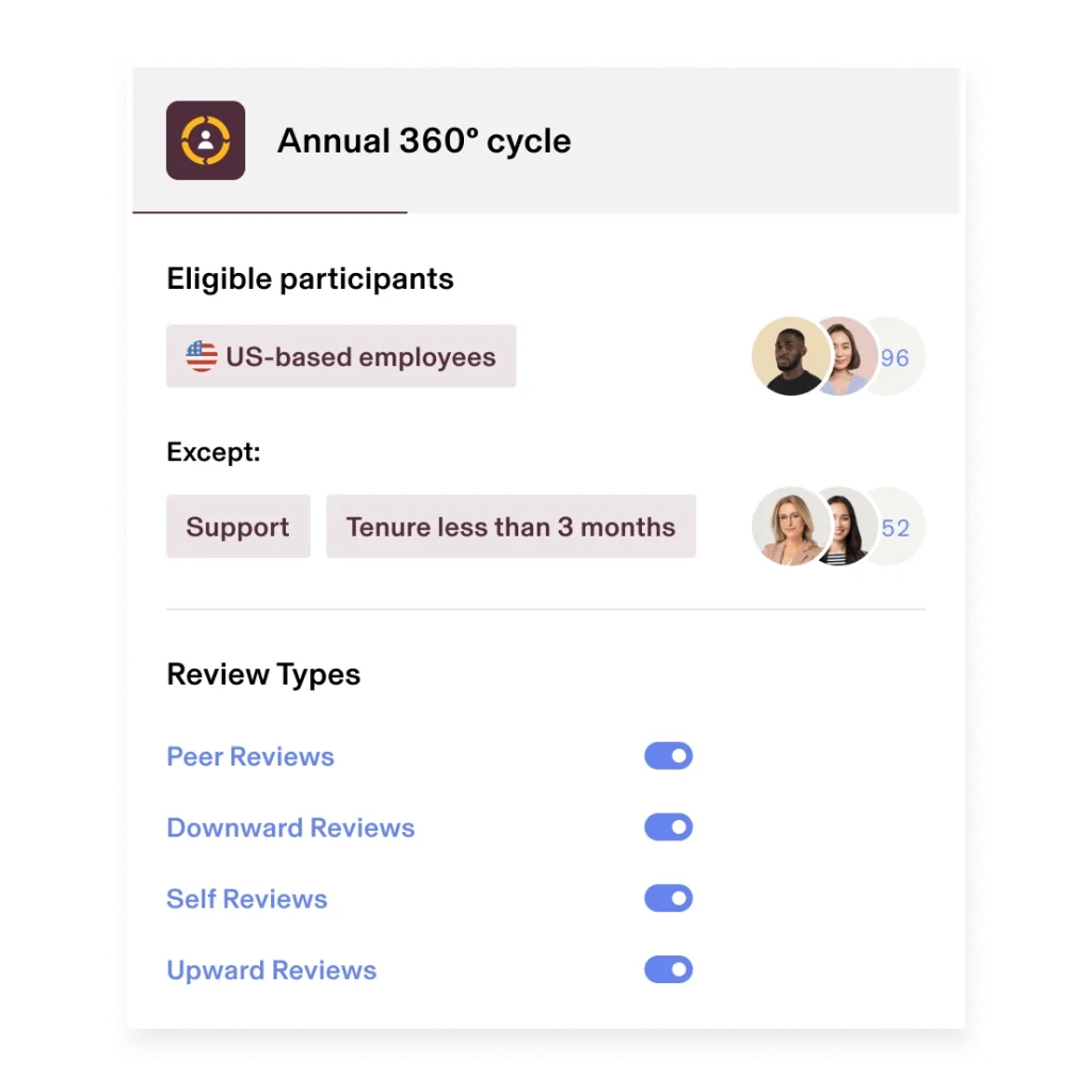 Rippling 360 Degree Feedback Dashboard