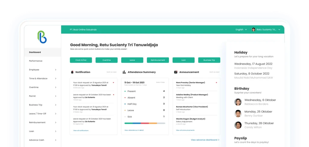 HRIS Software PayrollBozz